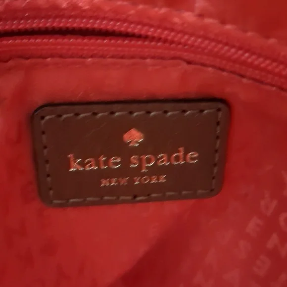 Kate spade tote bag brown/beige/red - Picture 7 of 11
